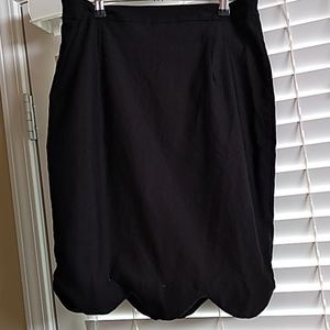 Belle Poque black pencil skirt